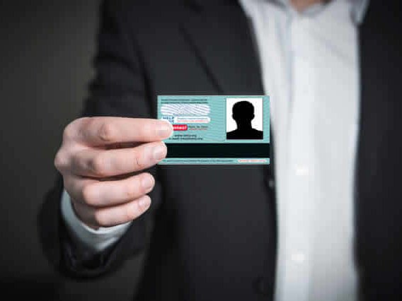 tarjeta identificación