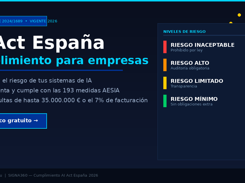 ai-act-espana-2026 Adaptación al Reglamento de Inteligencia Artificial