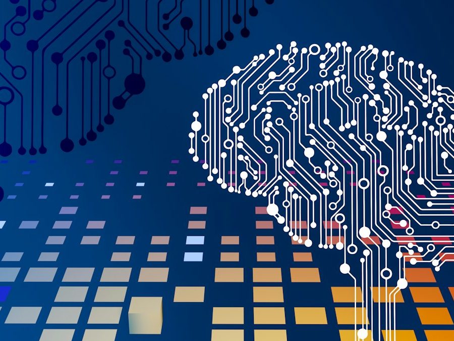 Reglamento de IA y RGPD para empresas Pantalla con código y datos representando la inteligencia artificial y el Reglamento de IA